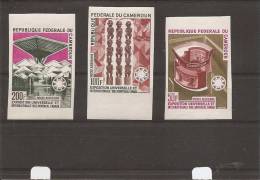 Exposition De Montréal-1967 ( PA 103/105 Non Dentelés Xxx -MNH- Du Cameroun ) - 1967 – Montreal (Canada)