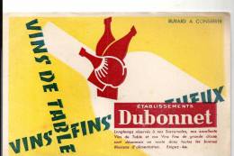 Buvard Vin Vins De Table Etablissements Dubonnet - V