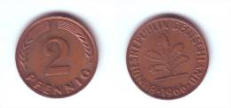 Germany 2 Pfennig 1966 G - 2 Pfennig