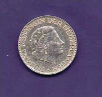 NEDERLAND 1955,  Circulated Coin, XF, 1 Gulden , 0.720 Silver, Juliana  Km184 C90.104 - Gold- & Silbermünzen