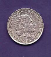 NEDERLAND 1958 Circulated Coin, XF, 1 Gulden , 0.720 Silver, Juliana  Km184 C90.108 - Monedas En Oro Y Plata