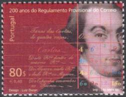 PORTUGAL - 1999,  200 Anos Do Regulamento Provisional Do Correio.  80$ / € 0,40     ** MNH  MUNDIFIL  Nº 2632 - Neufs