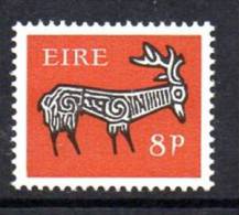 Ireland 1968 Sterling ´Gerl´ Definitive, 8d Stag, Hinged Mint - Unused Stamps