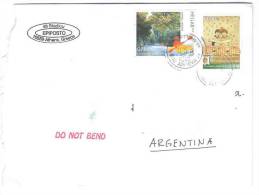 2012 Cover From Greece To Argentina - Briefe U. Dokumente