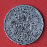 GREAT BRITAIN  1/2  CROWN  1948   KM# 866  -    (1847) - K. 1/2 Crown