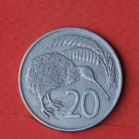 NEW ZEALAND  20  CENTS  1967   KM# 36,1  -    (1851) - Nieuw-Zeeland