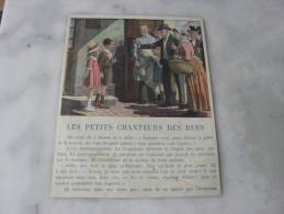 Les Petits Chanteurs Des Rues  Illustrateur  Robert  Sallés - Geschiedenis