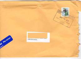 2012 Registered Cover From Canada To Argentina - Cartas & Documentos