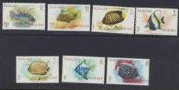 Sharjah 1966  Marine Life : 50np, 75np, 1r, 2r, 3r, 4r And 5r   ***  MNH - Sharjah