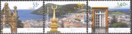 PORTUGAL -2001,  Angra Do Heroísmo - Açores Património Da Humanidade  (Série, 3 Valores)   ** MNH  MUNDIFIL  Nº 2782/4 - Neufs