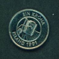 ICELAND - 1991 1k Circ. - Iceland