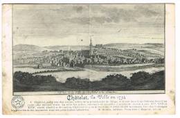 "Châtelet - La Ville En 1734" - Châtelet