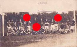 équipe De Football De HERVE Carte Photo Chez Braham - Herve