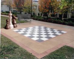 Giant Chess Board - Jeux D´Echec Géant - NSW - Cambelltown IRT - Scacchi