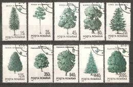 Romania 1994  Trees  (o) - Used Stamps