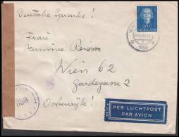 Netherlands 1950, Airmail To Austria - Brieven En Documenten