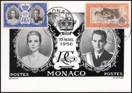 Monaco 1956, Maximun Card "Royal Family" - Maximumkarten (MC)