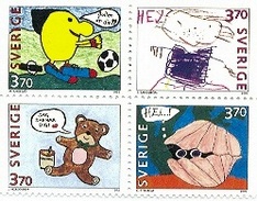 SUECIA 1995 - SELLOS DE FELICITACIONES - YVERT  1877-1880** - Unused Stamps