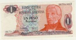 BILLET # ARGENTINE # 1983/84 # 1 PESO # UN PESO # GENERAL SAN MARTIN - Argentinië