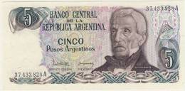 BILLET # ARGENTINE # 1983/84 # 5 PESOS # CINCO PESOS # GENERAL SAN MARTIN - Argentinië