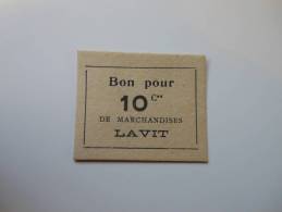 Tarn-et-Garonne 82 Lavit , 1ère Guerre Mondiale 10 Centimes NEUF ! - Bons & Nécessité