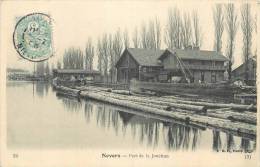 58  NEVERS  Port De La Jonction  Flottage Du Bois     2 Scans - Nevers