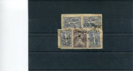 1926/27-Greece- "Vienna Lithographic" & "Landscapes" 25l.+50l. On Fragment W/ "LEVADEIA -6.11.1927" Type X Postmarks - Poststempel - Freistempel