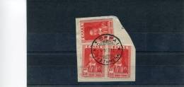 1930-Greece- "Independence/Heroes" 1,50dr. Stamps Used On Fragment, W/ "SERRAI -19.2.1931" Type XX Postmark - Affrancature Meccaniche Rosse (EMA)