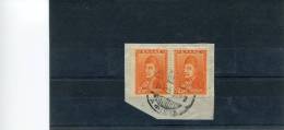 1930-Greece- "Independence/Heroes" 2dr. Stamps Used On Fragment, W/ "PATRAI -14.2.1931" Type XXV Postmark - Marcofilia - EMA ( Maquina De Huellas A Franquear)