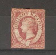 IONIAN IS.  - 1859 GB PROTECTORATE ISSUE 2d RED USED  SG 3 - Iles Ioniques