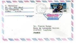 Etats Unis Lettre Cover Par Avion Via Air Mail CAD Wilkes Barre 18-03-1994 / Tp Harriet Quimby Pilote Pionnière Aviation - Cartas & Documentos