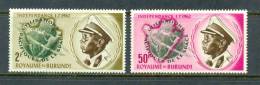 1963 BURUNDI SPACE MICHEL: 51-52 MNH ** - Unused Stamps