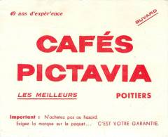 Buvard Réf.005. Café Pictavia - Poitiers - Café & Thé