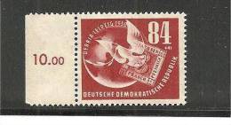 DDRSP012/ Mi.Nr.260**/ DEBRIA 1950, (Globus, Taube, Sachsen3-er) Mit Seitenrand - Ungebraucht