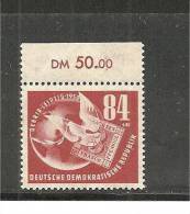 DDRSP013/ Mi.nr.260**/ DEBRIA 1950, (Globus, Taube, Sachsen3-er)mit Oberrand - Ungebraucht