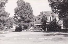 Wisconsin Durand Pepin County Hospital Real Photo Rppc - Altri & Non Classificati