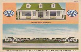 South Carolina Summerton Lord Clarendon Cottage Court - Autres & Non Classés