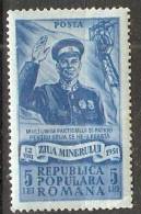 Romania 1951  Miners Day  (*)  MH - Neufs