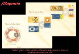 AMERICA. CUBA SPD-FDC. 1965 AÑO INTERNACIONAL DEL SOL EN CALMA - FDC