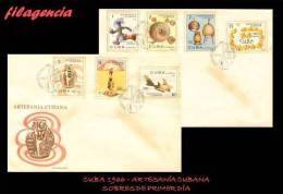 AMERICA. CUBA SPD-FDC. 1966 ARTESANÍA CUBANA - FDC