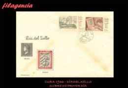 AMERICA. CUBA SPD-FDC. 1966 DÍA DEL SELLO POSTAL CUBANO - FDC