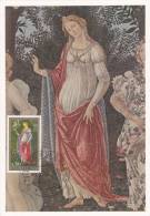 Carte-Maximum SAINT MARIN N° Yvert 801 (BOTTICELLI - Le Printemps - Vénus) Obl Sp 1972 - Briefe U. Dokumente