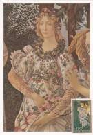 Carte-Maximum SAINT MARIN N° Yvert 803 (BOTTICELLI - Flore) Obl Sp 1972 - Covers & Documents