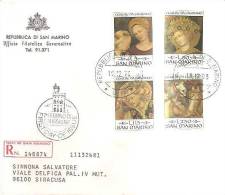 65718) 12/12/1973 - Serie Completa Gentile Da Fabriano - Lettres & Documents