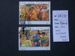 NATIONS UNIES  ( Vienne )  ( O )  De  2006    "  Journée De La Famille   "  N° 476 Et 477    2 Val. - Used Stamps