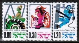 ISRAEL    Scott #  555-7**  VF MINT NH - Unused Stamps (without Tabs)