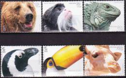 PORTUGAL - 2001,  Animais Do Zoo De Lisboa  ( Série, 6 Valores )    ** MNH  MUNDIFIL  Nº 2792/7 - Unused Stamps