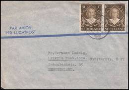 Netherlands 1948, Airmail Cover To Germany - Poste Aérienne