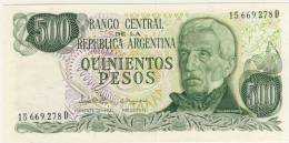 BILLET # ARGENTINE # 1984 # 500 PESOS # QUINIENTOS PESOS  # GENERAL SAN MARTIN - Argentinien