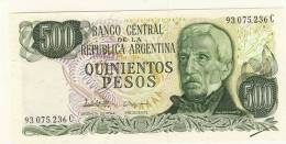 BILLET # ARGENTINE # 1984 # 500 PESOS # QUINIENTOS PESOS  # GENERAL SAN MARTIN - Argentinië